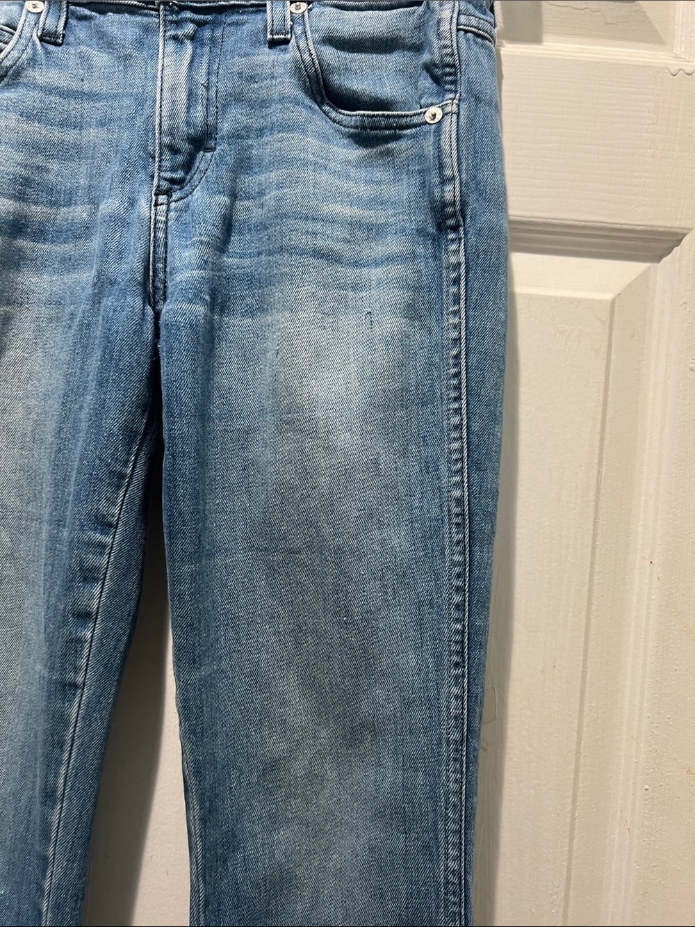 AMO by Anthropology Medium Blue Straight Leg Jeans - Picture 7 of 10
